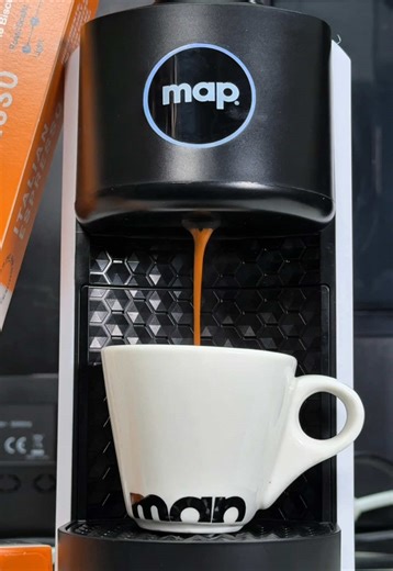 Awaken your senses with MAP's Italian Espresso Pods 🤎 Indulge in rich flavour notes of dark chocolate and biscuit for the perfect morning pick-me-up. Ready to start your day with a bold twist? - 'Nespresso compatible'. #mapcoffee #coffee #roasting #melbourne #trending #goviral #espressomachine #coffeepods