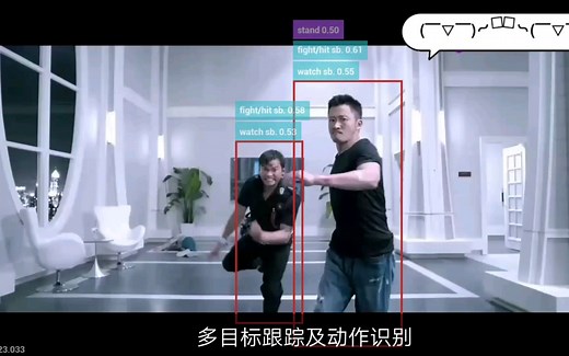 多目标跟踪及动作检测