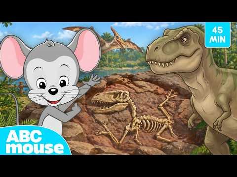 Learn About Dinosaur Fossils 🦴🦕 | ABCmouse Search and Explore for Kids | 45-minutes