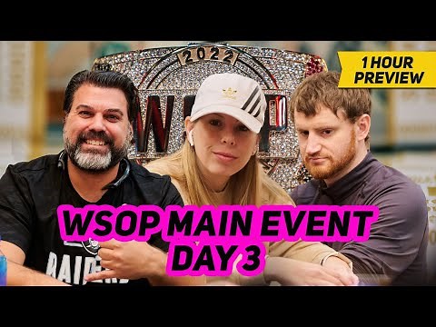 WSOP Main Event Day 3 with David Peters, Dan Smith & New Poker Legend Jimmy D | 1-Hour Preview