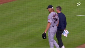 9.9K views · 322 reactions | After getting hit by a line drive, Noah Syndergaard leaves the game. He went 5.1 IP, 0 K, 2 BB, ER in his Cleveland Guardians debut. #ForTheLand | FanDuel Sports Network Cleveland | Facebook