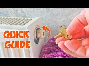 How To Bleed A Radiator With A Key (UK)