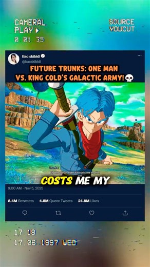 Future Trunks: One Man vs. King Cold's Galactic Army!💀 #sparkingzero #crashout #knockout