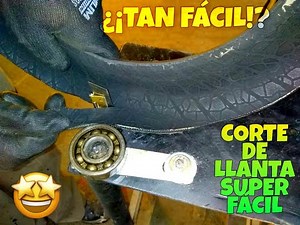 TIRE CUTTING. NEW TECHNIQUE