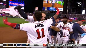 231K views · 10K reactions |  ORLANDO ARCIA WALKS IT OFF  Incredible home opener for the Atlanta Braves. | FanDuel Sports Network South | Facebook