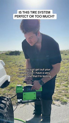 Is this tire system perfect or too much #tireinflation #tiretok #airdown #airup #airdowntool | Carrington Stacy | Facebook