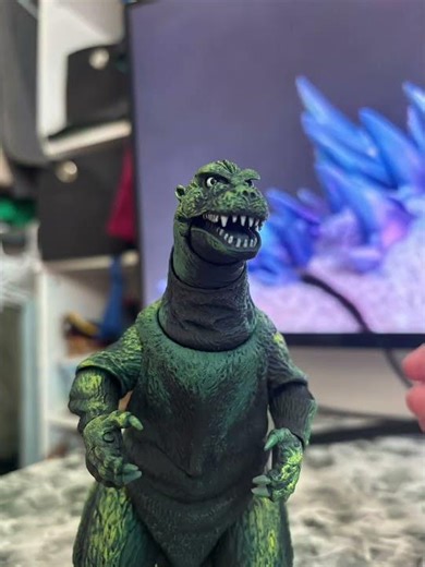 Godzilla stop motion test