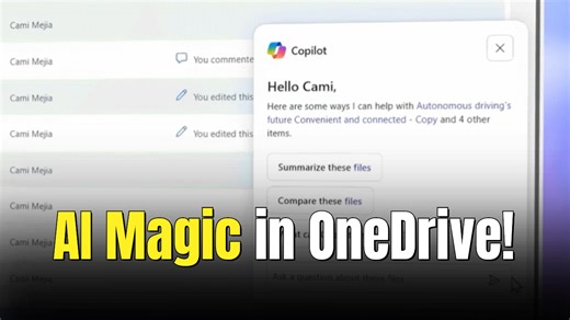 Microsoft adds Copilot AI to OneDrive