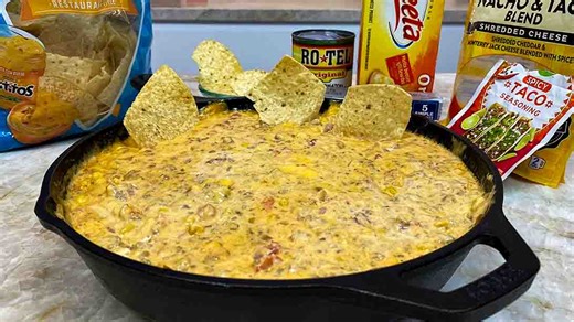 Tik Tok Taco Dip Recipe