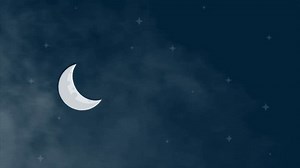 Beautiful New Moon Stars Clouds Night Stock Footage Video (100% Royalty-free) 1106651341 | Shutterstock