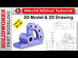 How To Create 3D Model and 2D Drawing In SolidWorks