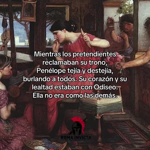 Penélope fue la esposa de Odiseo y una de las figuras más admiradas de la mitología griega. Mientras él luchaba en Troya y vagaba durante años intentando volver a Ítaca, ella permaneció fiel durante veinte años, rodeada de pretendientes que querían ocupar su lugar. Con inteligencia y paciencia, Penélope los engañó tejiendo de día y destejiendo de noche, sosteniendo su hogar y su reino mientras esperaba el regreso de su esposo. Su lealtad la convirtió en símbolo de astucia y resistencia. #epicthe