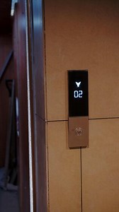 Modern Elevator Control Panel with Floor Display