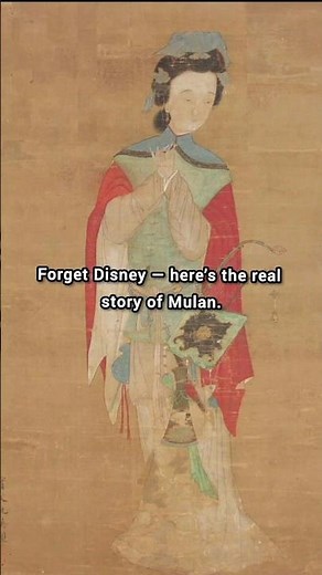 The Real Story of Mulan – Ancient Chinese Legend #historyshorts #art #mulan
