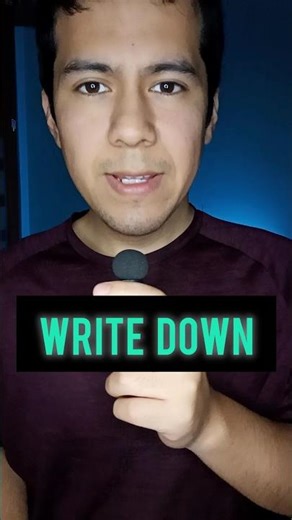 Como usar "WRITE DOWN" en INGLÉS 🇺🇸 #shorts