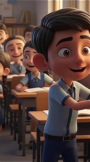 The Classroom Whisper #ai #shortvideo #cartoon