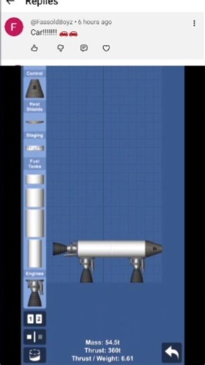 Doing YOUR Suggestions!!! I Tried Building a Rocket Car! #spaceflightsimulator #gaming #car