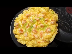 Shrimp Omelette | Super Delicious and Simple Recipe | Chinese Cuisine