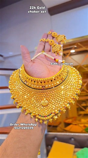 Suraj Soni on Instagram: "Gold chokar set #chokar #nokha #bikaner #goldchokar #newjewellery"