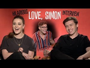 Nick Robinson & Katherine Langford Love, Simon HILARIOUS interview | Heartbreaks & gay love | AD