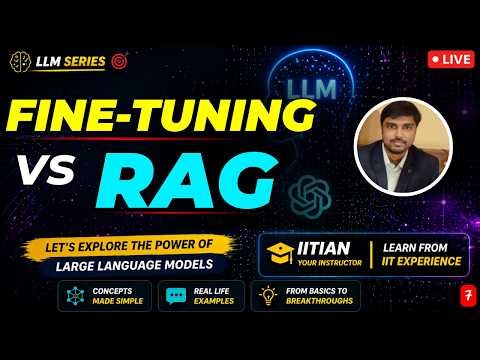 Fine-Tuning vs RAG | Eshan Shekhar (IIT Madras)