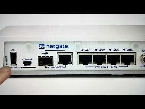 Hard Reset Netgate 2100 Gateway