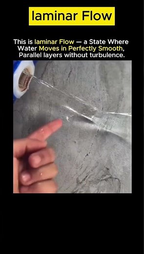 Laminar Flow Is When Water Moves SUPER Smoothly?