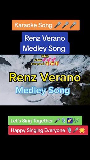 Renz Verano Medley Song Karaoke | Sing Along With Lyrics