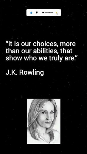 Choices Define You | JK Rowling Quotes | Motivation & Life Lessons