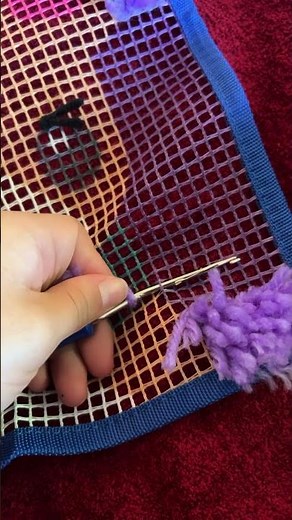 How to do a latch hook **EASY** step by step