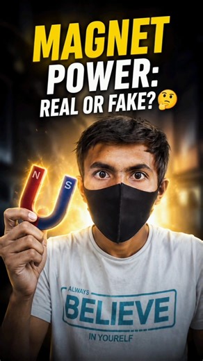 Magnet Power: Real or Fake? 🤔 #science