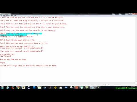 How to unlock any DLL file.