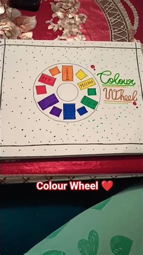 How to draw Colour Wheel in an easy way 😊❤️