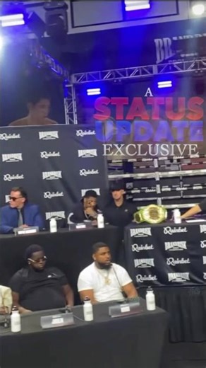 Rooga At Boxing Press Conference Before His Fight