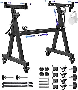 Universal Keyboard Stand, Z-style Heavy-Duty Piano Stand, Adjustable and Portable Piano Keyboard Stand for 61 and 88 Keys