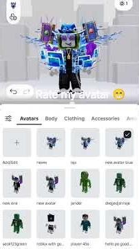 rate my avatar 😁😁😁 #roblox #avatar