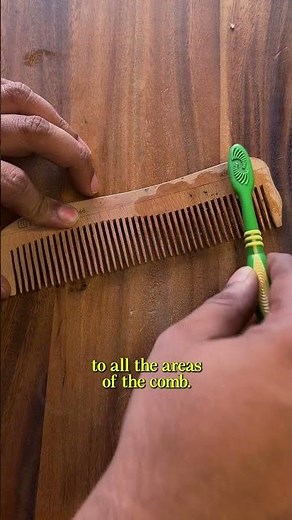 How to clean wooden comb | #dailyhacks #alshihacks #howto
