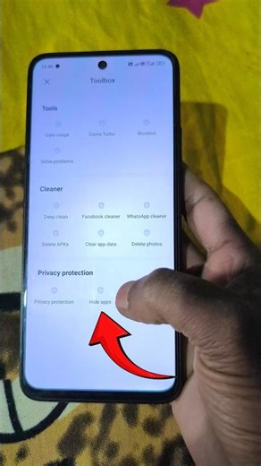 How To POCO M6 Pro Hide Apps Setting 😱 #shorts #youtubeshorts