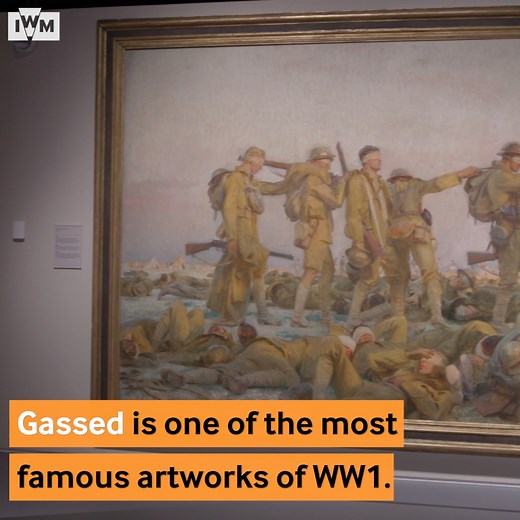 One of the most famous artworks of the First World War, Gassed was inspired by a scene that the artist, John Singer Sargent witnessed first-hand. Learn more about the history of Gassed and watch this video in full: https://bit.ly/3RDvoFB | Imperial War Museum London