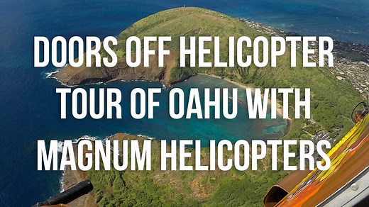 2.7K views · 88 reactions | We took a thrilling helicopter ride in an authentic Magnum PI helicopter tour of Oahu! Watch the full video click here ➡️ https://www.govisithawaii.com/2019/01/15/review-thrilling-doors-off-oahu-helicopter-tour-with-magnum-p-i-helicopters/ | Go Visit Hawaii | Facebook