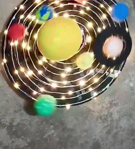 “DIY Solar System Model 🌍✨ | School Science Project”