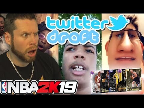 NBA 2K19 Twitter Draft