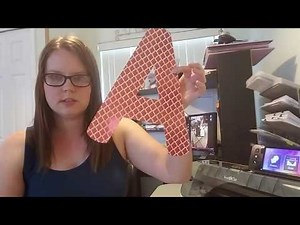 Cutting Large Die Cut Letters