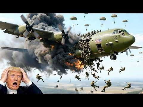 13 minutes ago: 3 US C-130 aircraft carrying 15.000 troops were destroyed by Russian Su-57 aircraft.