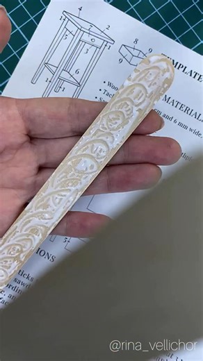 🎃Rina • Polymer clay witch on Instagram: "I think I’ve found my new favorite hobby — making miniature versions of the furniture I’d love to have in my own home 😍 This Swedish bedside table from the new collection stole my heart at first sight!❤️‍🔥 Simple and elegant! Made, as always, from craft sticks and Tacky Glue. You can find the template through the link in my Stories — be quick, it’s something you don’t want to miss! 😉🎁 #miniature #miniaturefurniture