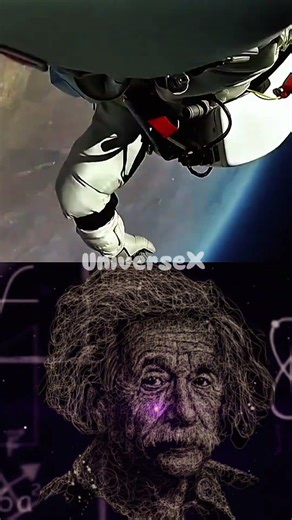 He Jumped From Space to Earth Without Fear – Science Explained 🚀🌍 #physics