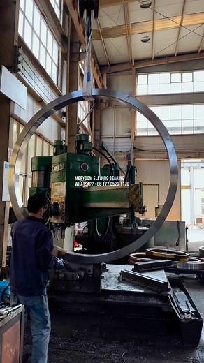 8.9K views · 106 reactions | This is the inner ring of a slewing bearing with an outer diameter of more than 2 meters. | Merydom Slewing Bearing | Facebook