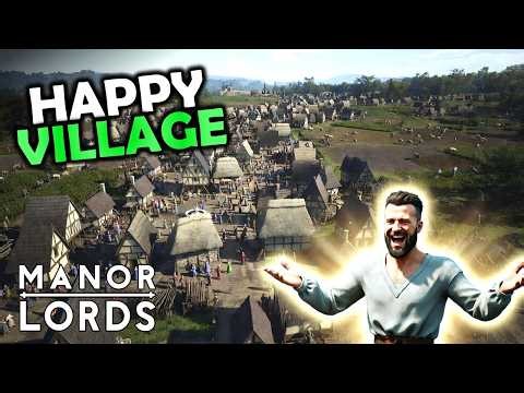 How to Reach 97% Happiness for Insane Town Growth! | Manor Lords