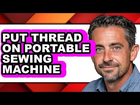 How to Put Thread on Portable Sewing Machine (easy Method)