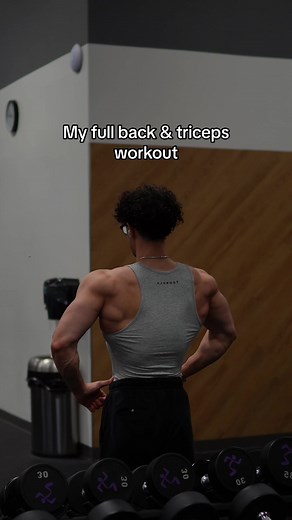 My full back & triceps workout for MUSCLE GROWTH 🦾 🦍 @gorillamind code: HUSSEIN Follow me for more fitness tips & workouts :) #foryou #foryoupage #gymtok #gymmotivation #bodybuilding #back #backworkout #aesthetics